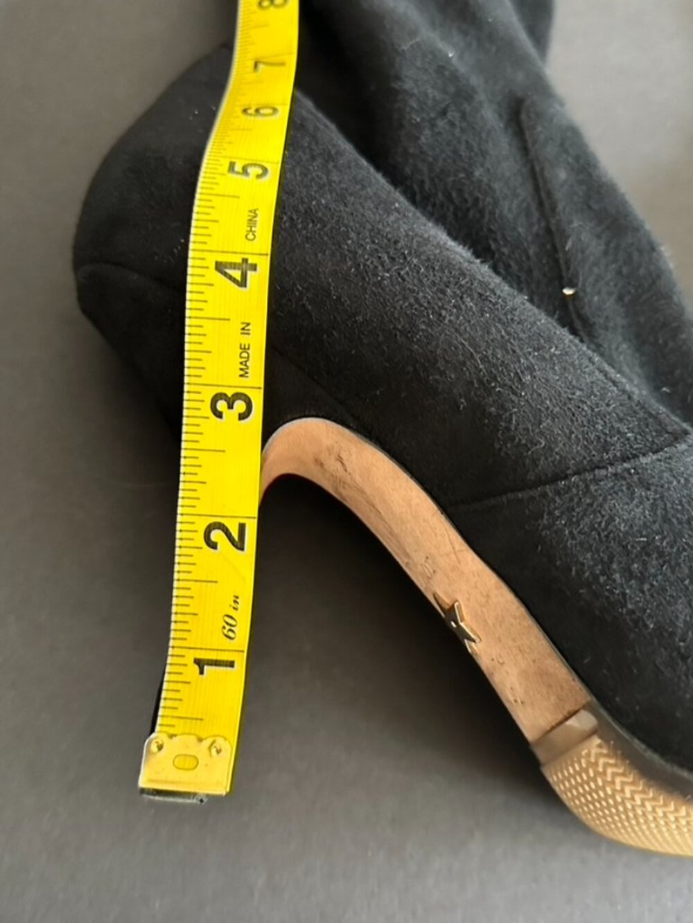 Dior Black Suede Knee High Stiletto Heel Boots Size 42 - Picture 3 of 12